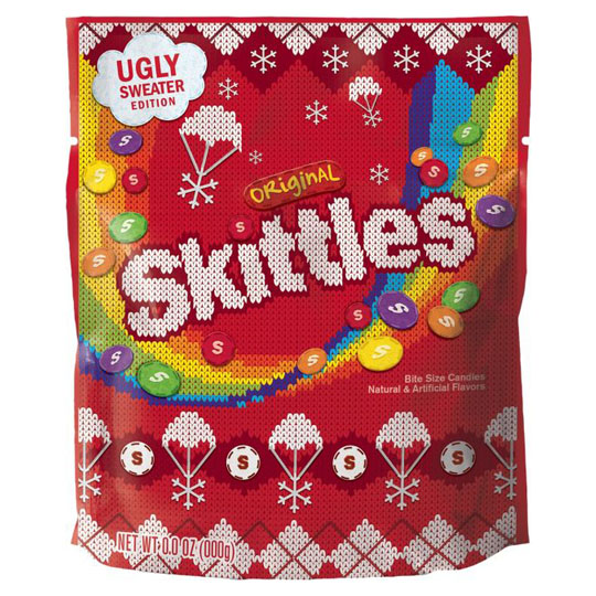 Christmas Candy Packaging: Skittles