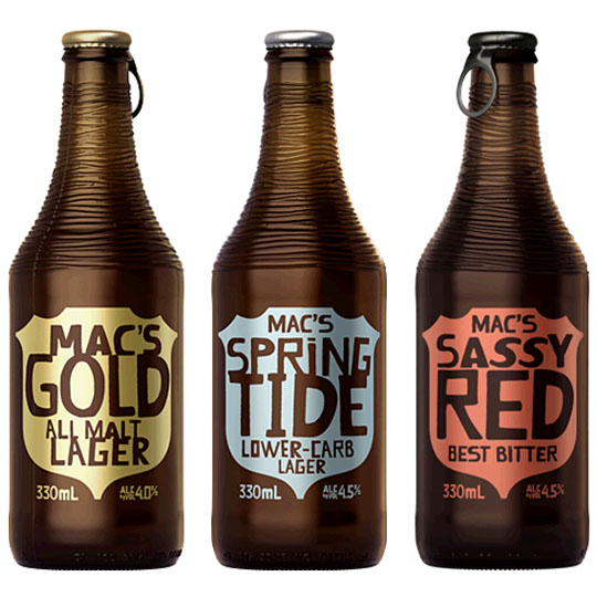 Beer Bottle Packaging: Mac's