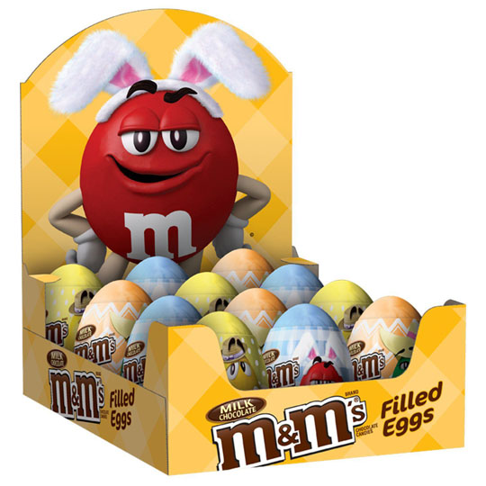 Easter Candy Packaging: M&M's Filled Eggs
