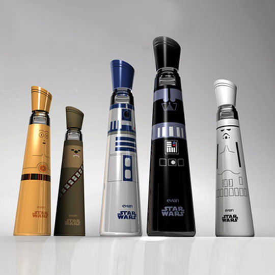Star Wars Packaging: Water Bottles
