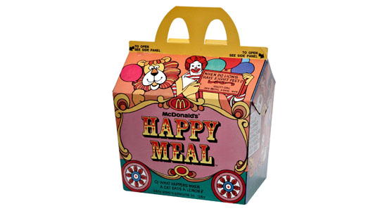 mcdonalds happy meal box