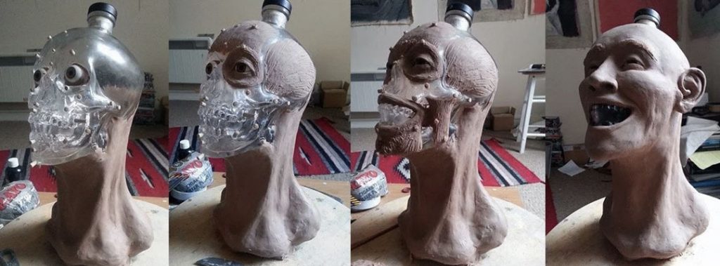 Crystal Head Vodka: Face Bottle