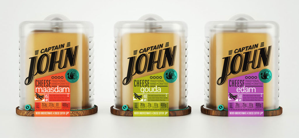 Cheese Packaging: Captain John Cheese 1