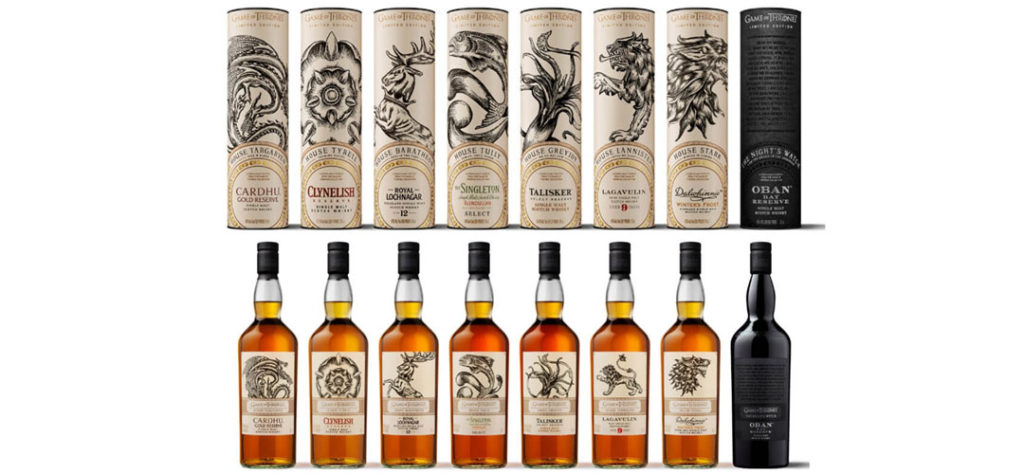 Iconic Packaging: Johnnie Walker - The Game of Thrones Single Malt Scotch Whisky Collection
