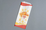 White Printed Popcorn Bags 1# Size, 3 1/2 x 2 x 8