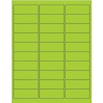 Green Removable Laser Labels, 2 5/8 x 1