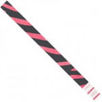 Pink Zebra Stripe Tyvek® Wristbands, 3/4 x 10