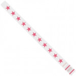 Pink Stars Tyvek® Wristbands, 3/4 x 10