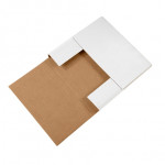 Easy-Fold Mailers, White, 12 1/2 x 12 1/2