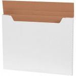 Jumbo Fold-Over Mailers, White, 20 x 16 x 1