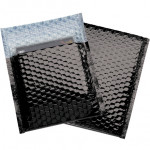 Glamour Bubble Mailers, Black, 7 x 6 3/4