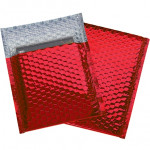 Glamour Bubble Mailers, Red, 7 x 6 3/4