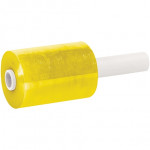 Yellow Extended Core Bundling Hand Stretch Film, 80 Gauge, 5