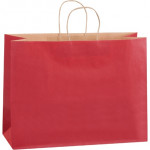 Scarlet Tinted Paper Shopping Bags, Vogue - 16 x 6 x 12