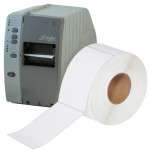 White Industrial Direct Thermal Labels, 4 x 6 1/2