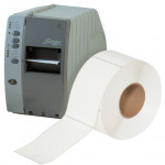 White Thermal Transfer Labels - No Perforations, 4 x 6