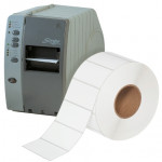White Thermal Transfer Labels, 4 x 2
