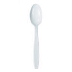 Plastic Spoons, White