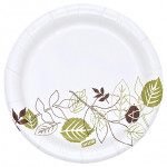 Dixie® Heavy Weight Paper Plates, White, 6