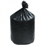 Trash Liners, 55 Gallon, 1.2 Mil, Black