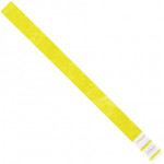 Yellow Tyvek® Wristbands, 3/4 x 10