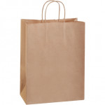 Kraft Paper Shopping Bags, Debbie - 10 x 5 x 13