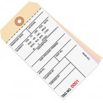 Inventory Tags - 3-Part Carbonless (9500-9999), 6 1/4 x 3 1/8