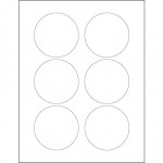 Glossy White Laser Labels, 3