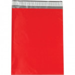 Poly Mailers, Red, 14 1/2 x 19
