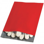 Poly Mailers, Red, 10 x 13