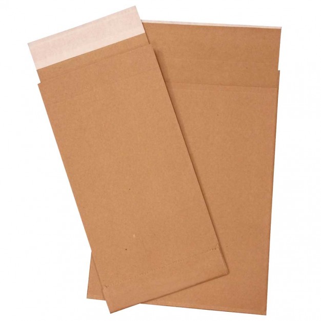 Eco-Friendly Self-Seal Mailer Bags, 10 1/2 x 3 3/4 x 19", Gusseted