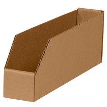 Kraft Corrugated Bin Boxes, 2 x 9 x 4 1/2"