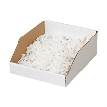 White Corrugated Bin Boxes, 10 x 12 x 4 1/2"