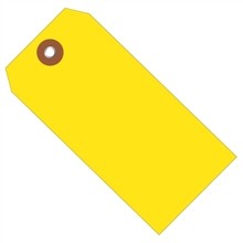 Yellow Plastic Tags #8 - 6 1/4 x 3 1/8"