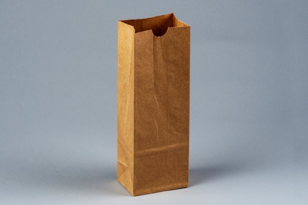 Bakery Bags, Plain Front, 3 3/8 x 2 1/2 x 9 3/8", Natural Kraft