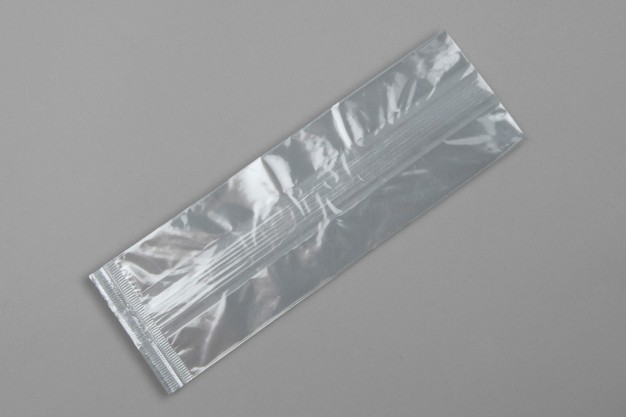 Gusseted Cellophane Bags, 3 1/2 x 2 1/4 x 9 3/4"