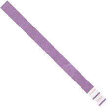 Purple Tyvek® Wristbands, 3/4 x 10"