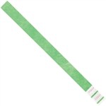 Green Tyvek® Wristbands, 3/4 x 10"