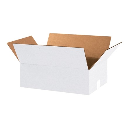 Corrugated Boxes, 18 x 12 x 8", White
