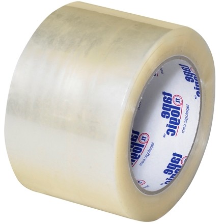 Clear Carton Sealing Tape, Economy, 3" x 110 yds., 1.9 Mil Thick