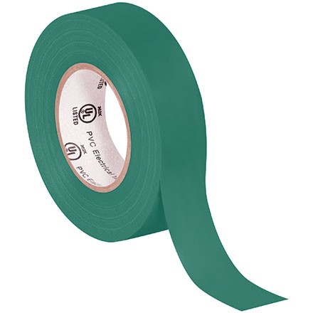 Electrical Tape, 3/4" x 20 yds., Green