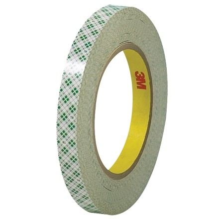 3M 410M Double Sided Masking Tape, 1/2" x 36 yds., 6 Mil Thick