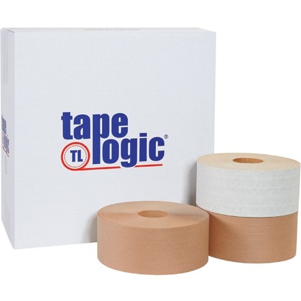 Heavy Duty Water Activated Kraft Sealing Tape, 3" x 450
