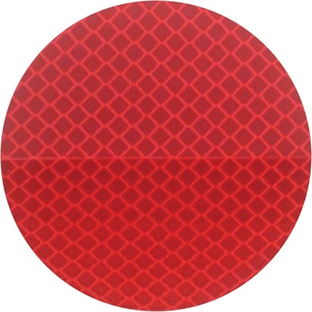 3M 989 Red Reflective Labels, 3"