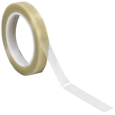 3M 471 Clear Vinyl Tape, 1/2" x 36 yds., 5.2 Mil Thick