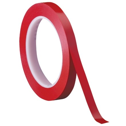 3M 471 Red Vinyl Tape, 1/4" x 36 yds., 5.2 Mil Thick