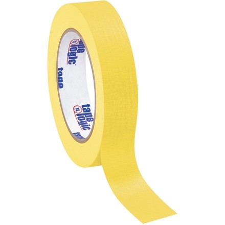 Yellow Masking Tape, 1" x 60 yds., 4.9 Mil Thick