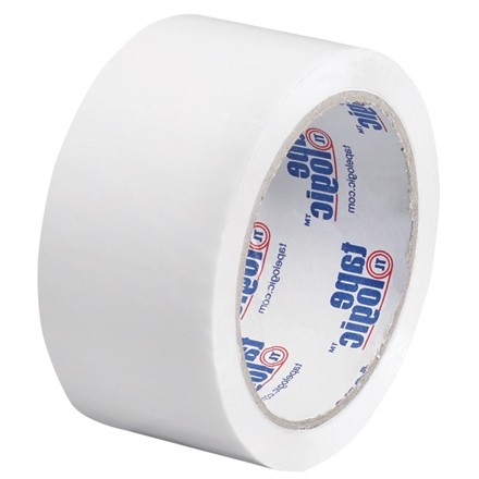White Carton Sealing Tape, 2" x 55 yds., 2.2 Mil Thick