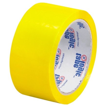 Yellow Carton Sealing Tape, 2" x 55 yds., 2.2 Mil Thick