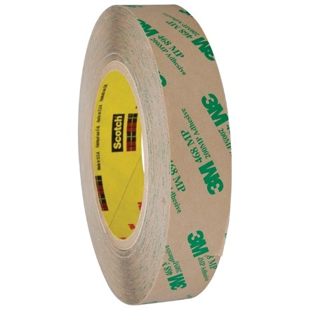 3M 468MP High Performance Adhesive Transfer Tape, 1" x 60 yds., 5 Mil Thick
